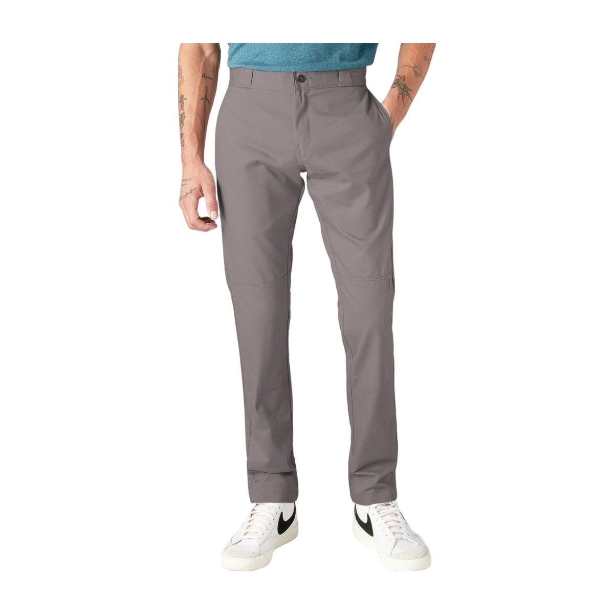Dickies Skinny Fit Work Pant — Silver