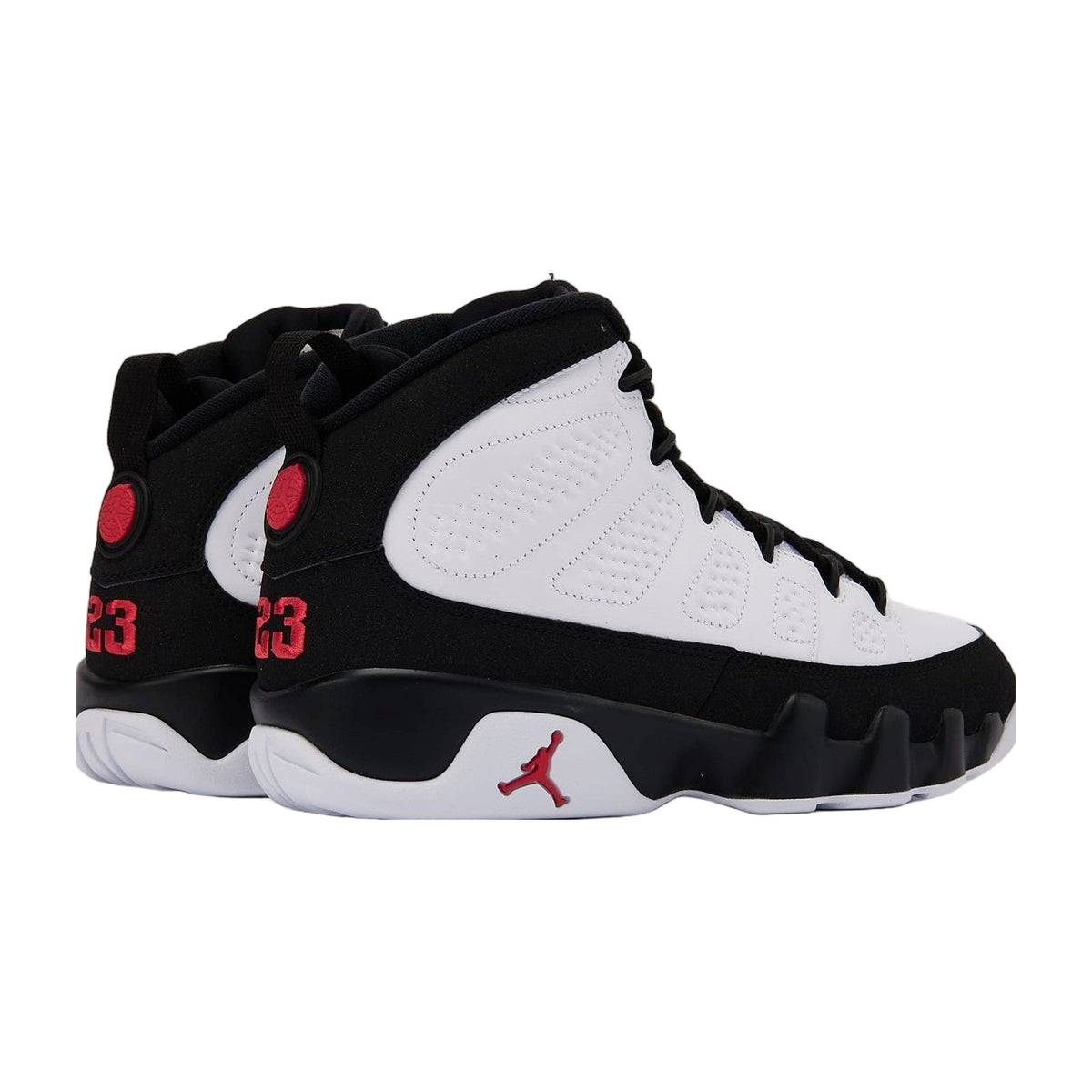Nike Air Jordan 9 Retro — White/True Red/Black — view 3