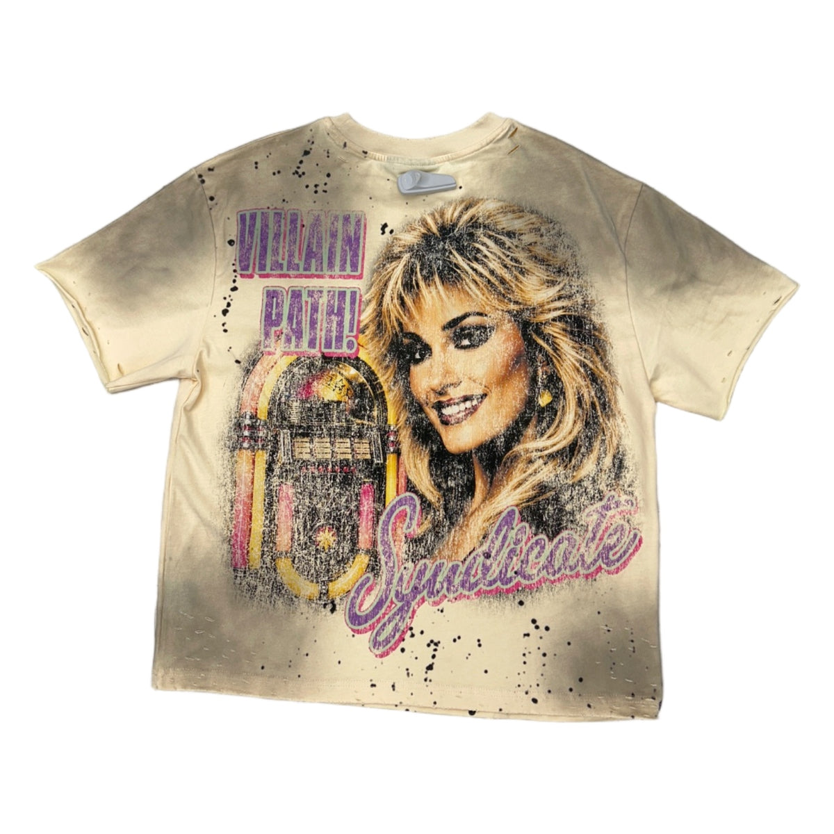 syndicate villian beige tee