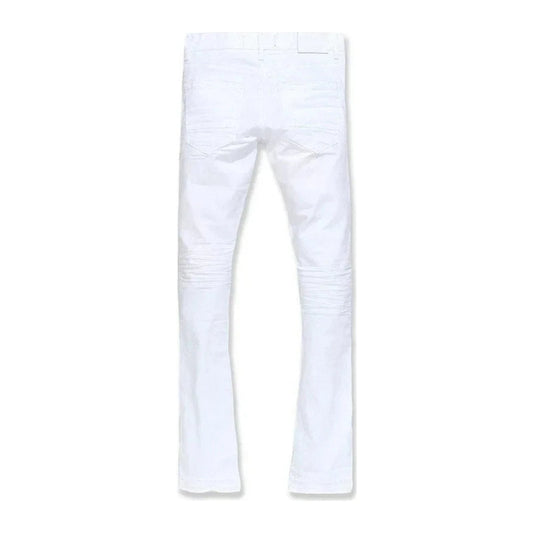 Jordan Craig Martin stacked jean in white, full length