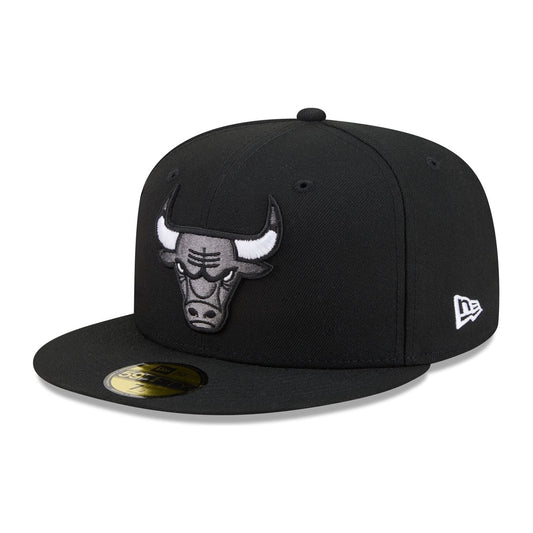 New Era Chicago Bulls 59FIFTY fitted cap in black
