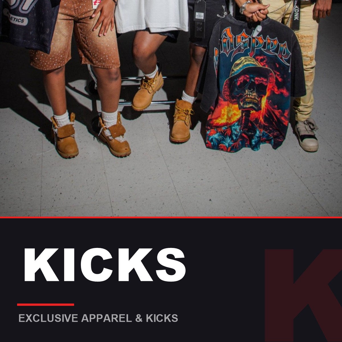 Kicks on models at Exclusive Apparel & Kicks