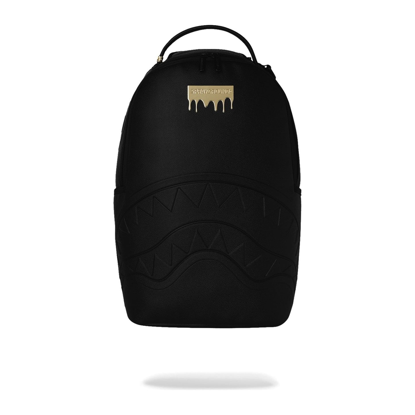 Sprayground Gold Brick Drip Backpack — Black