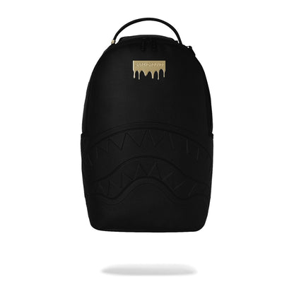 Sprayground Gold Brick Drip Backpack — Black