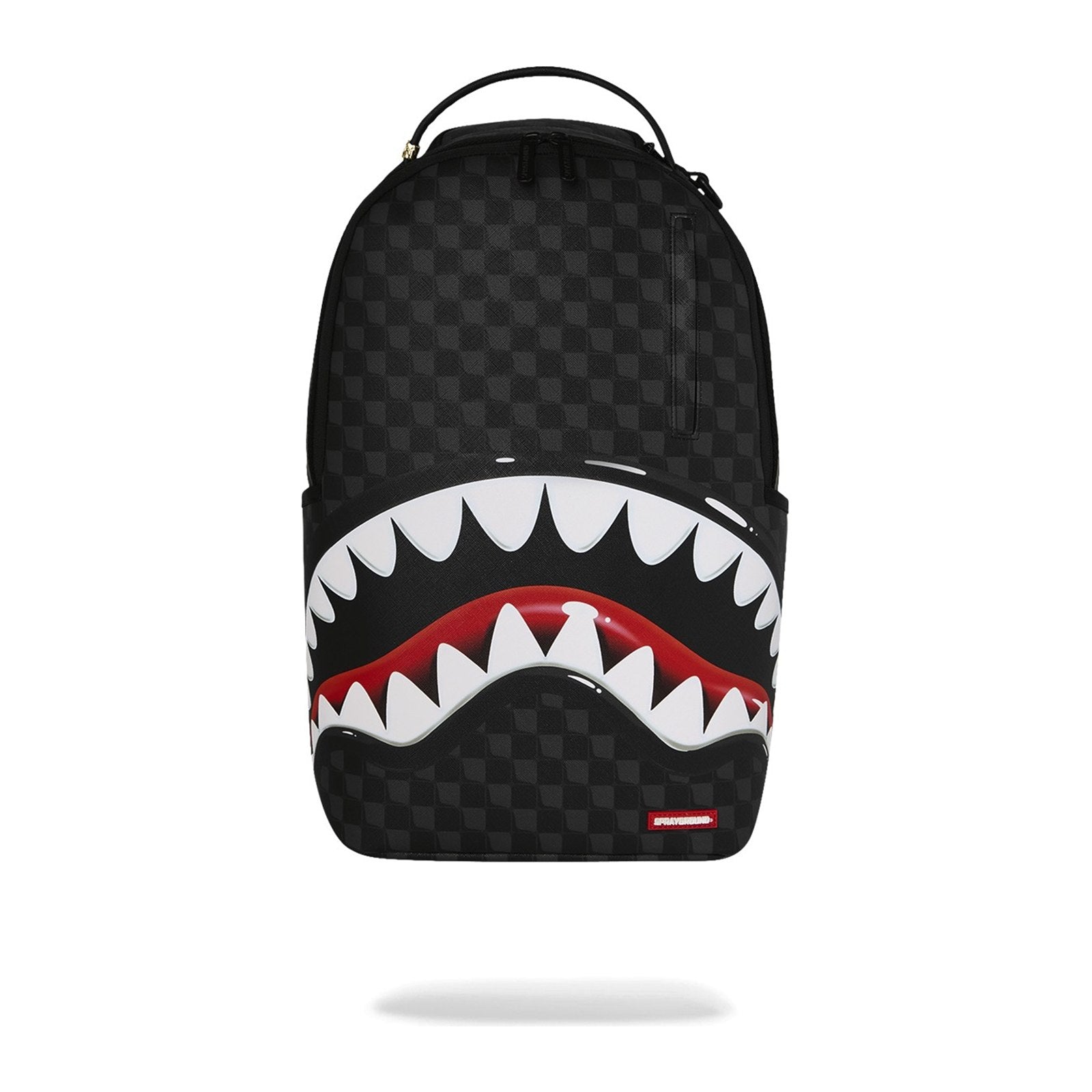 Sprayground Sharks In Paris Hyper Puff Backpack — Black/Grey