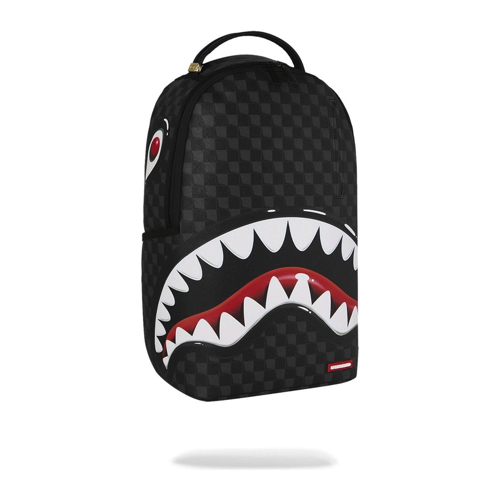 Sprayground Sharks In Paris Hyper Puff Backpack — Black/Grey