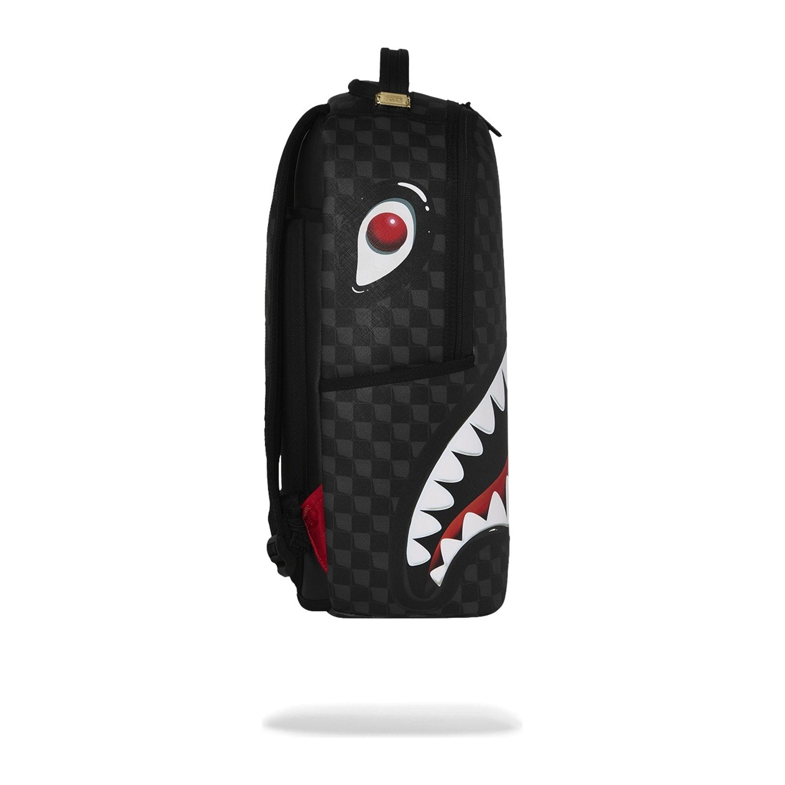 Sprayground Sharks In Paris Hyper Puff Backpack — Black/Grey