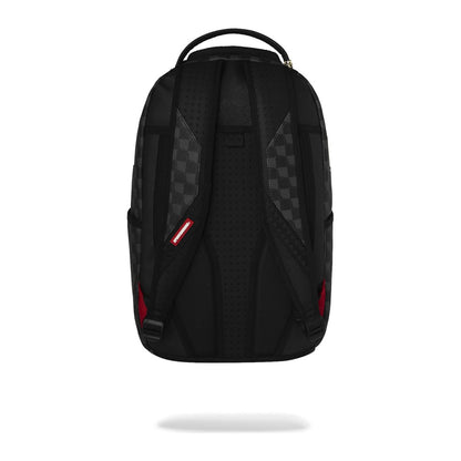 Sprayground Sharks In Paris Hyper Puff Backpack — Black/Grey