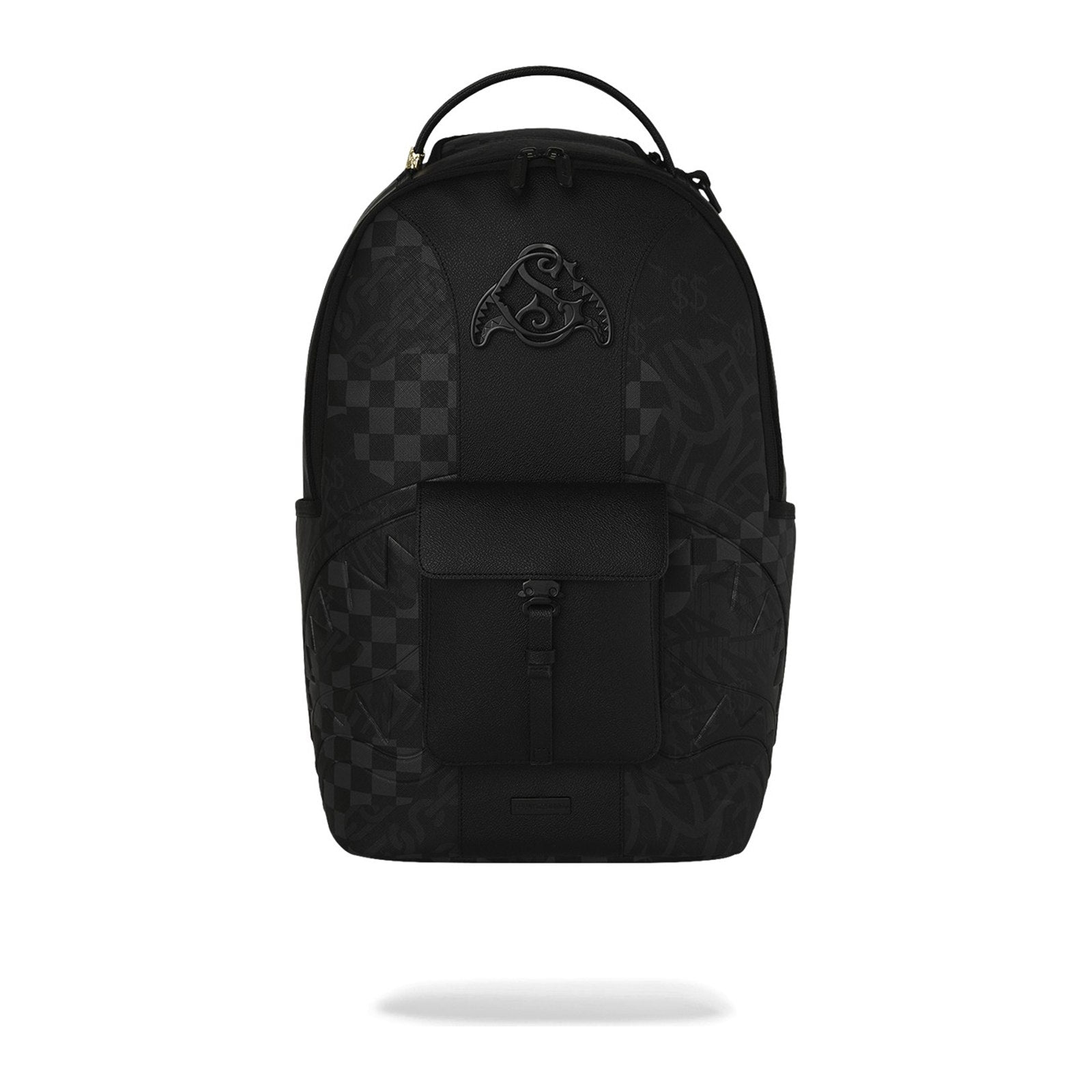 Sprayground 4AM Jetset Mindset Backpack — Black on Black