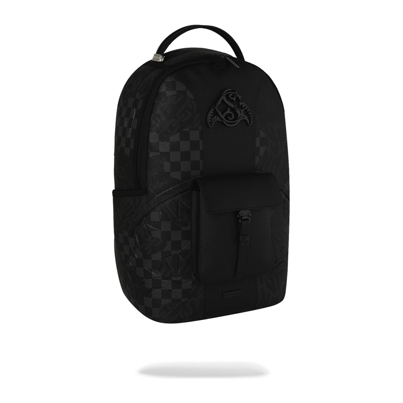 Sprayground 4AM Jetset Mindset Backpack — Black on Black