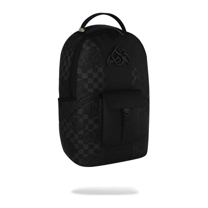 Sprayground 4AM Jetset Mindset Backpack — Black on Black