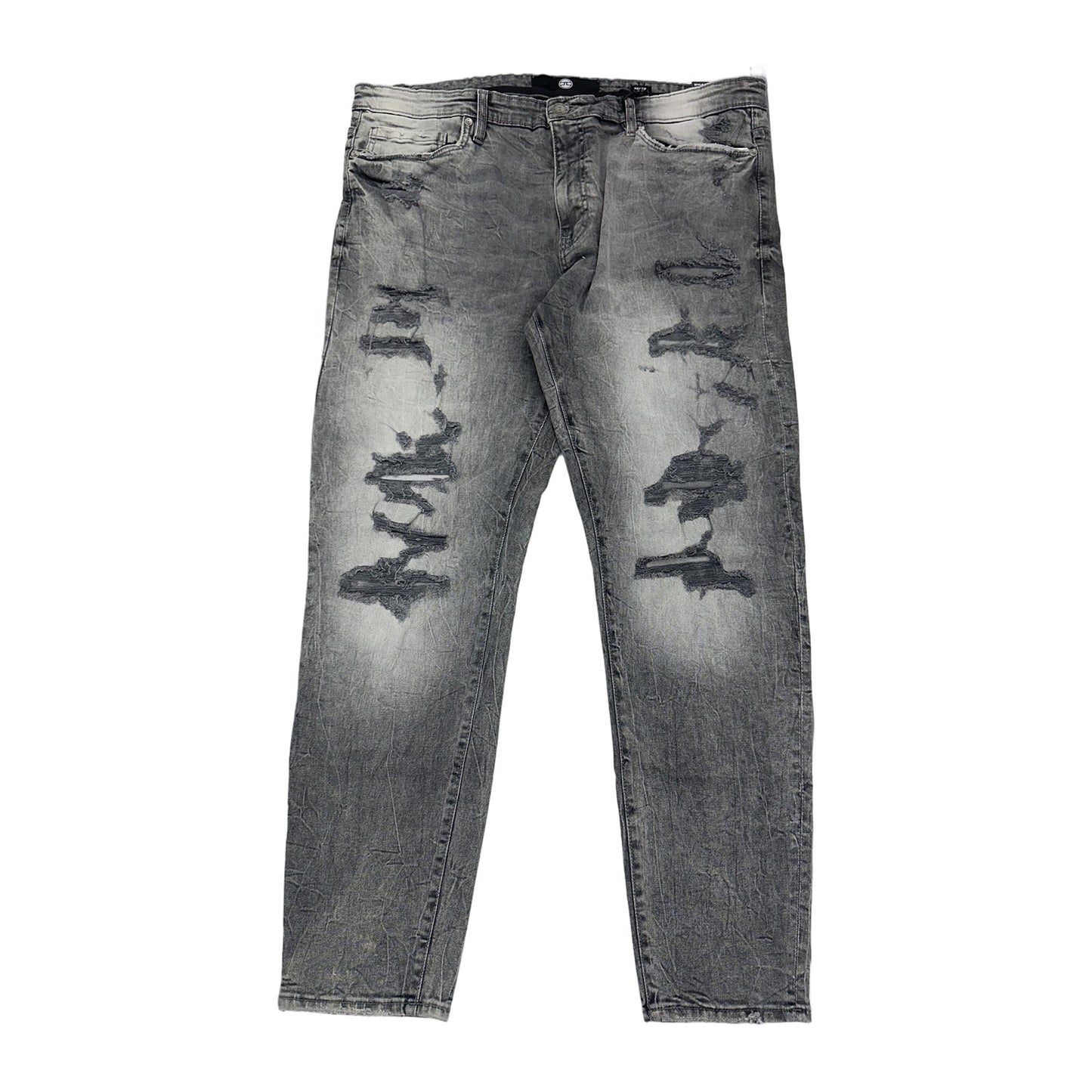 Jordan Craig Martin Distressed Jean — Smoked Grey