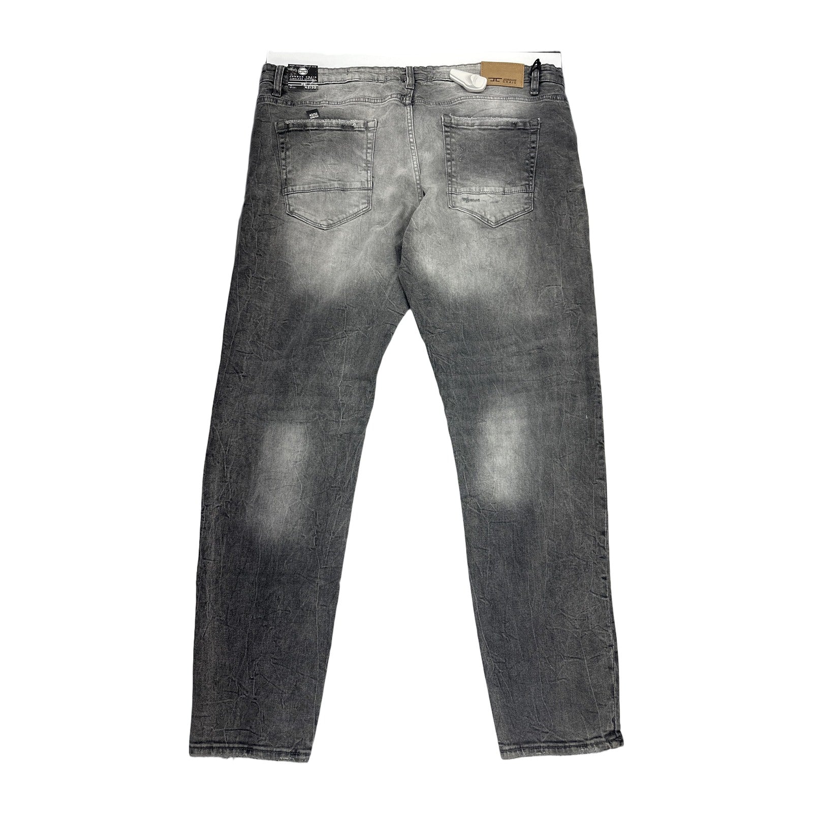 Jordan Craig Martin Distressed Jean — Smoked Grey