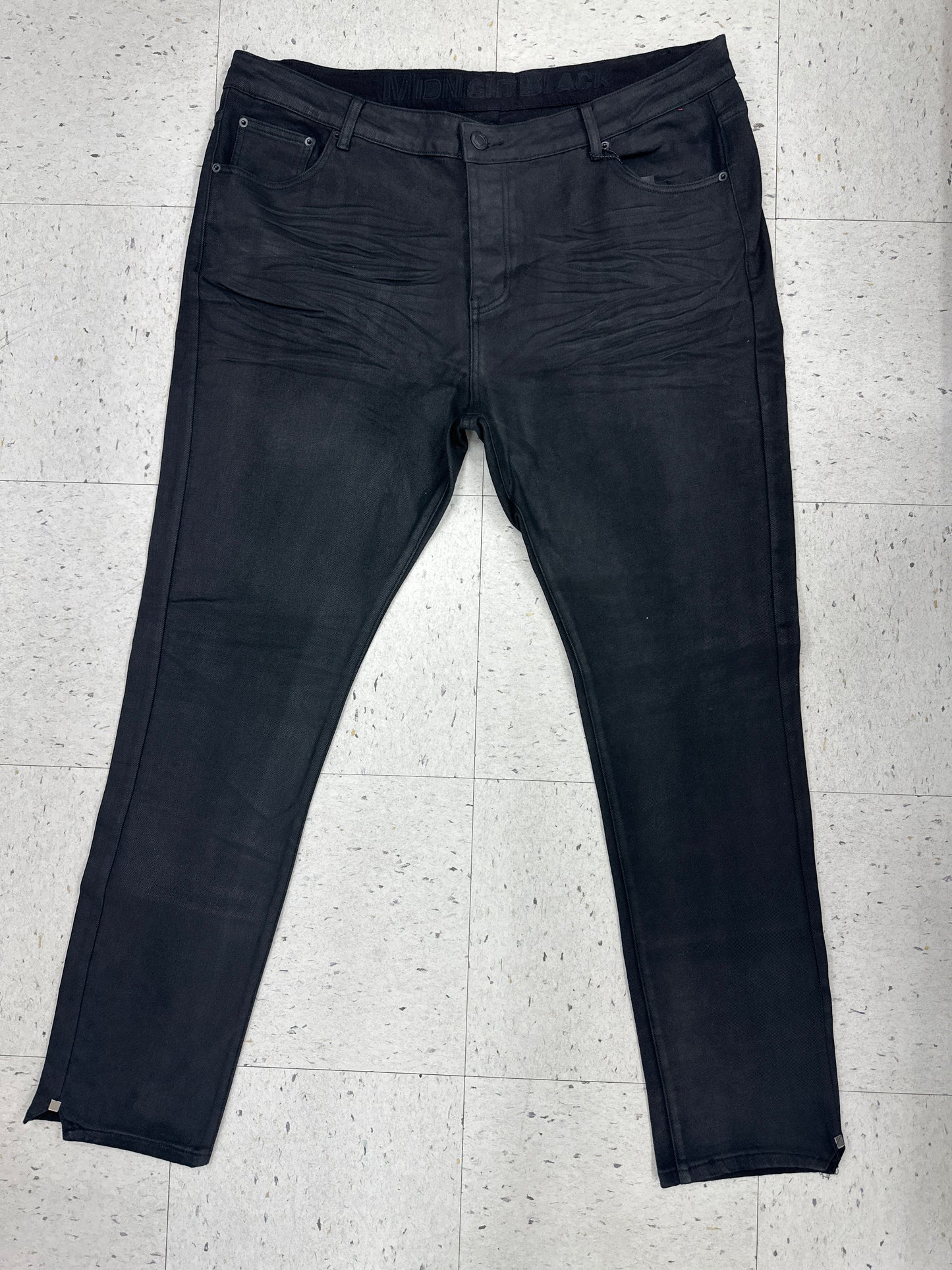 Midnight Black Coated Skinny Jean