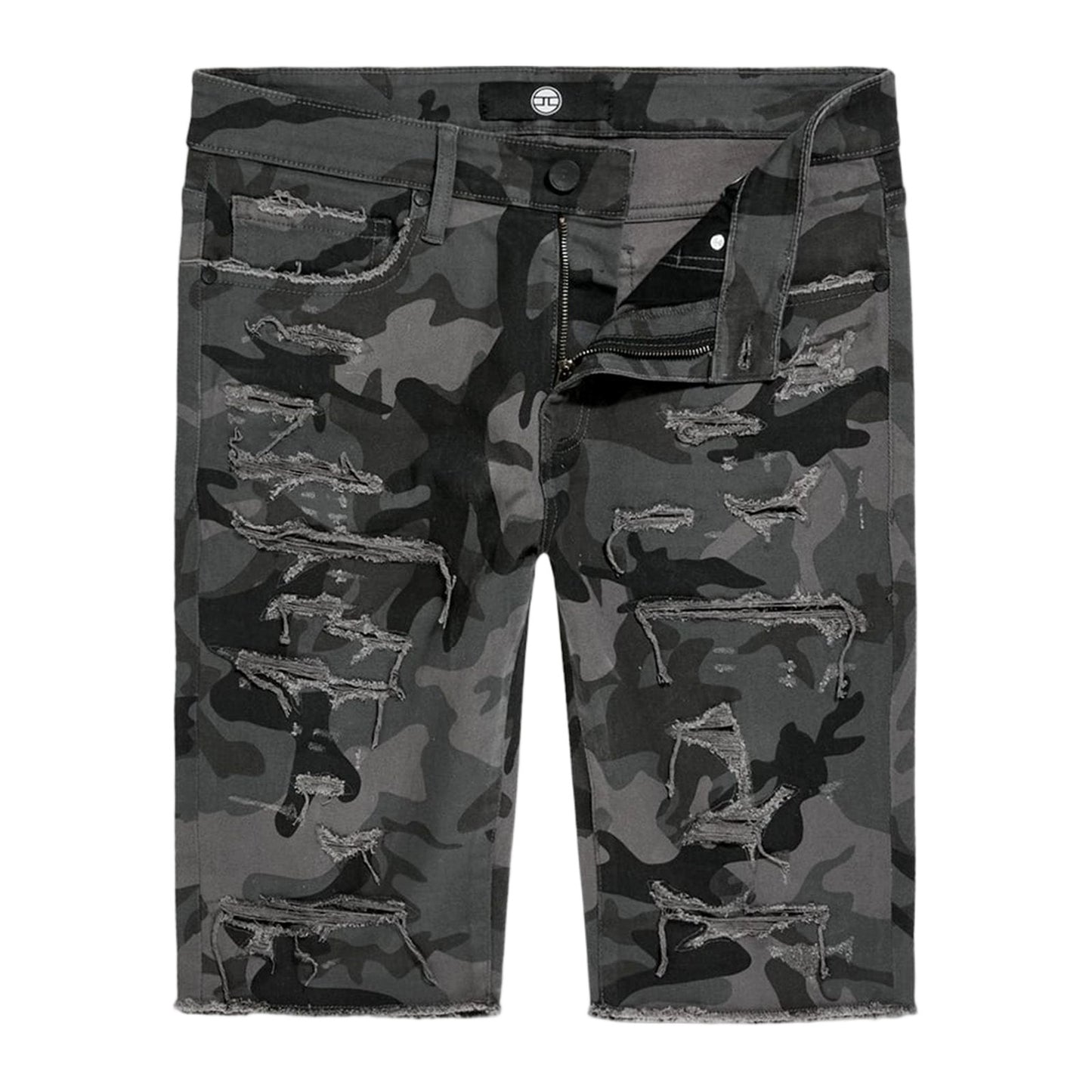 Jordan Craig "OG Tulsa" Camo Twill Short — Black Camo, view 3