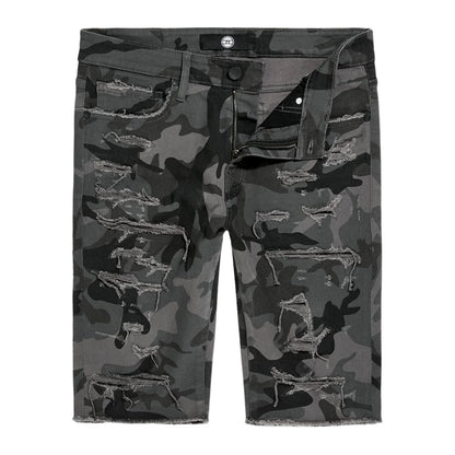 Jordan Craig "OG Tulsa" Camo Twill Short — Black Camo, view 3