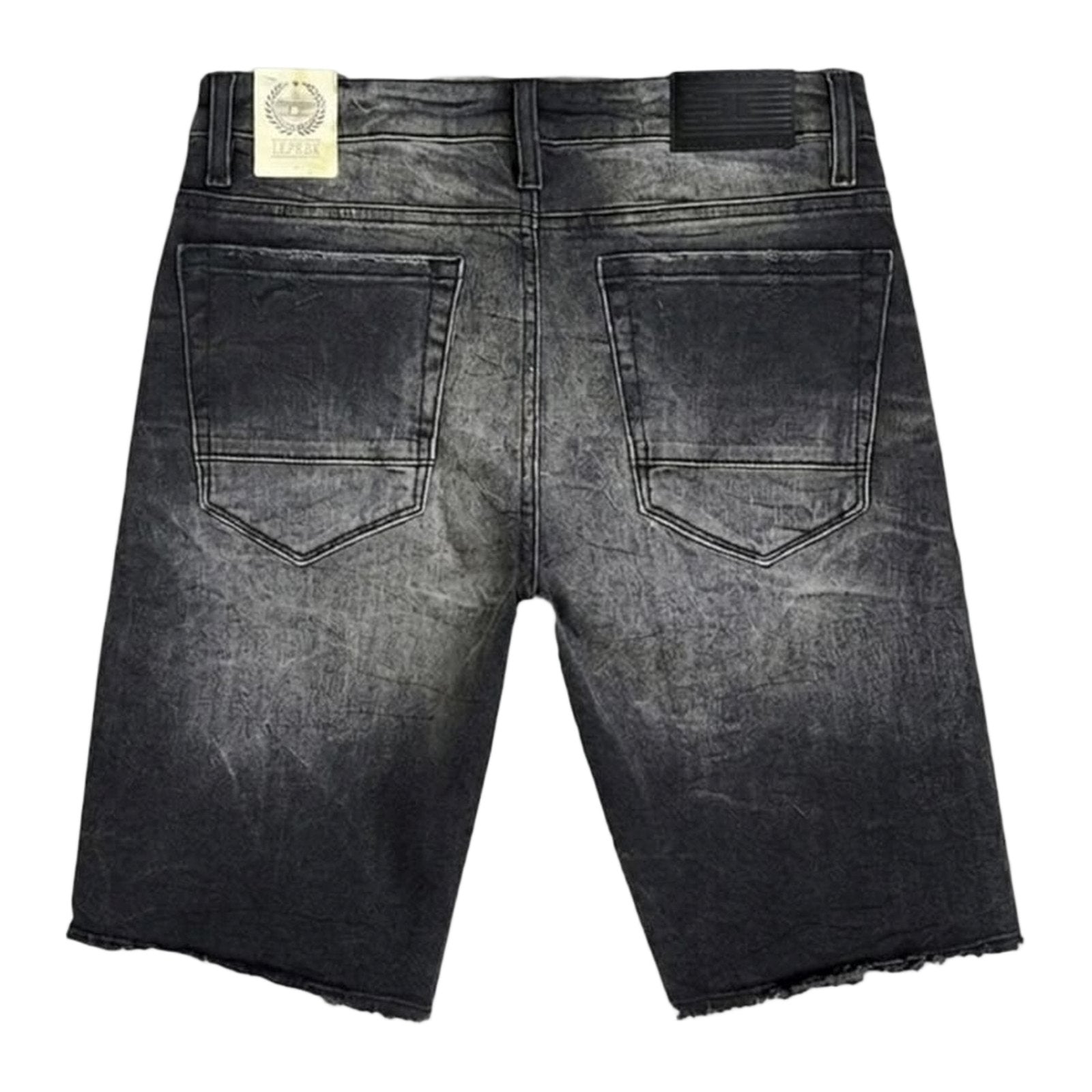 Jordan Craig Denim Short — Black Shadow Faded, view 2