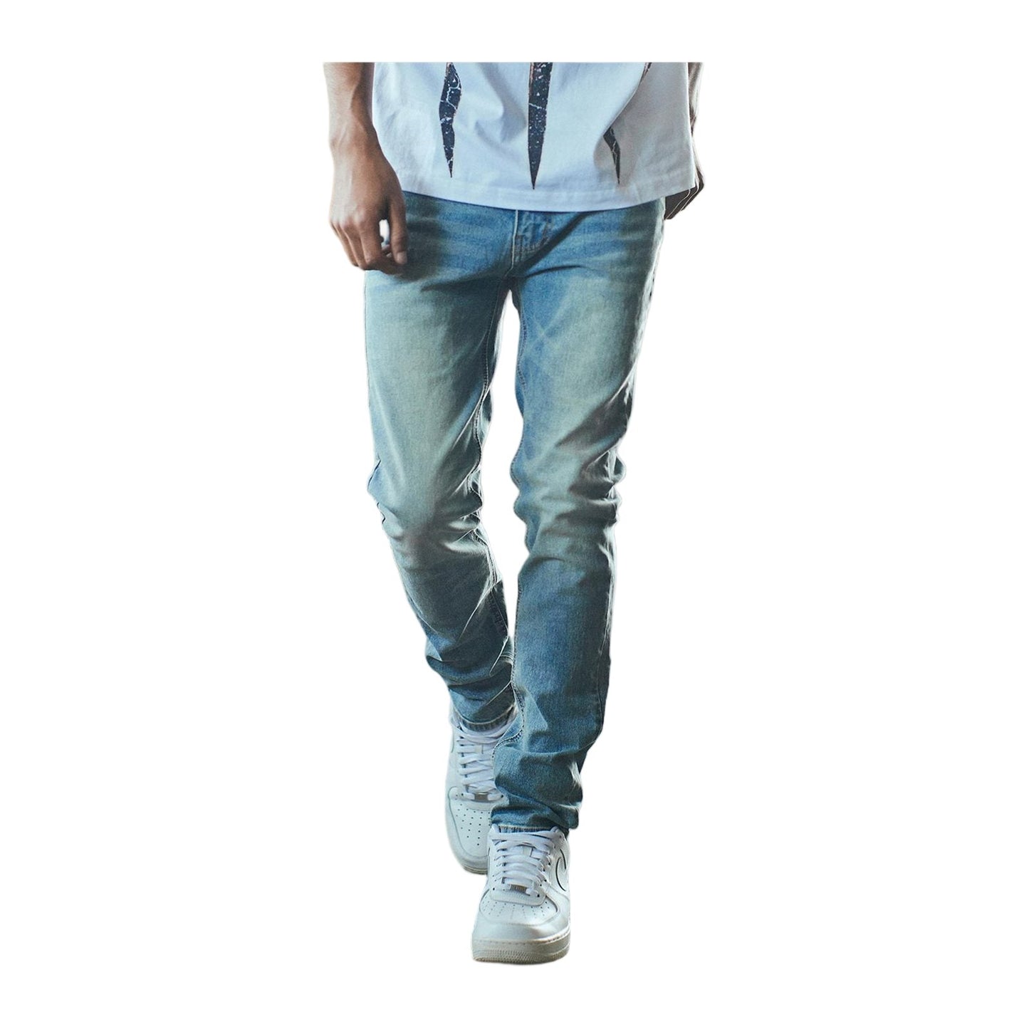 KDNK SK103 Everyday Skinny Jean — Blue, view 6