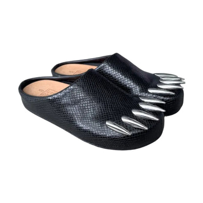 Bravest Studios Snakeskin Claw Mule — Black