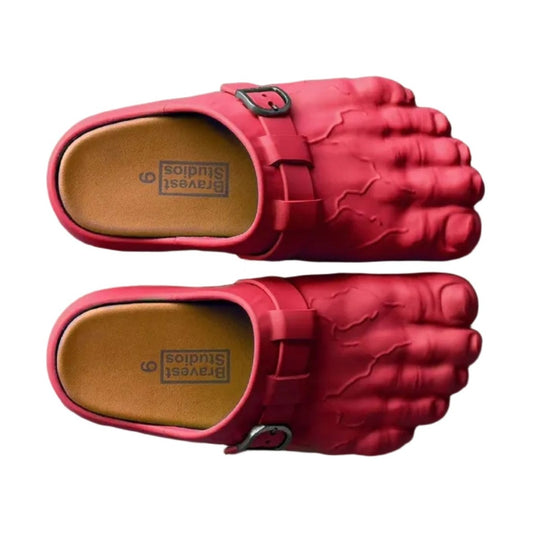 Bravest Studios Foot Clog — Red