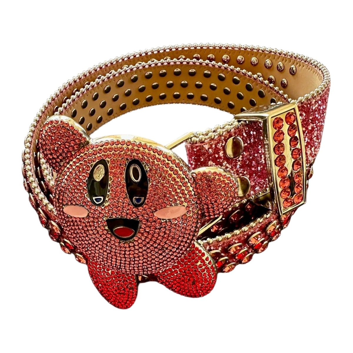 Post Human Mr. Pink crystal belt with Kirby buckle