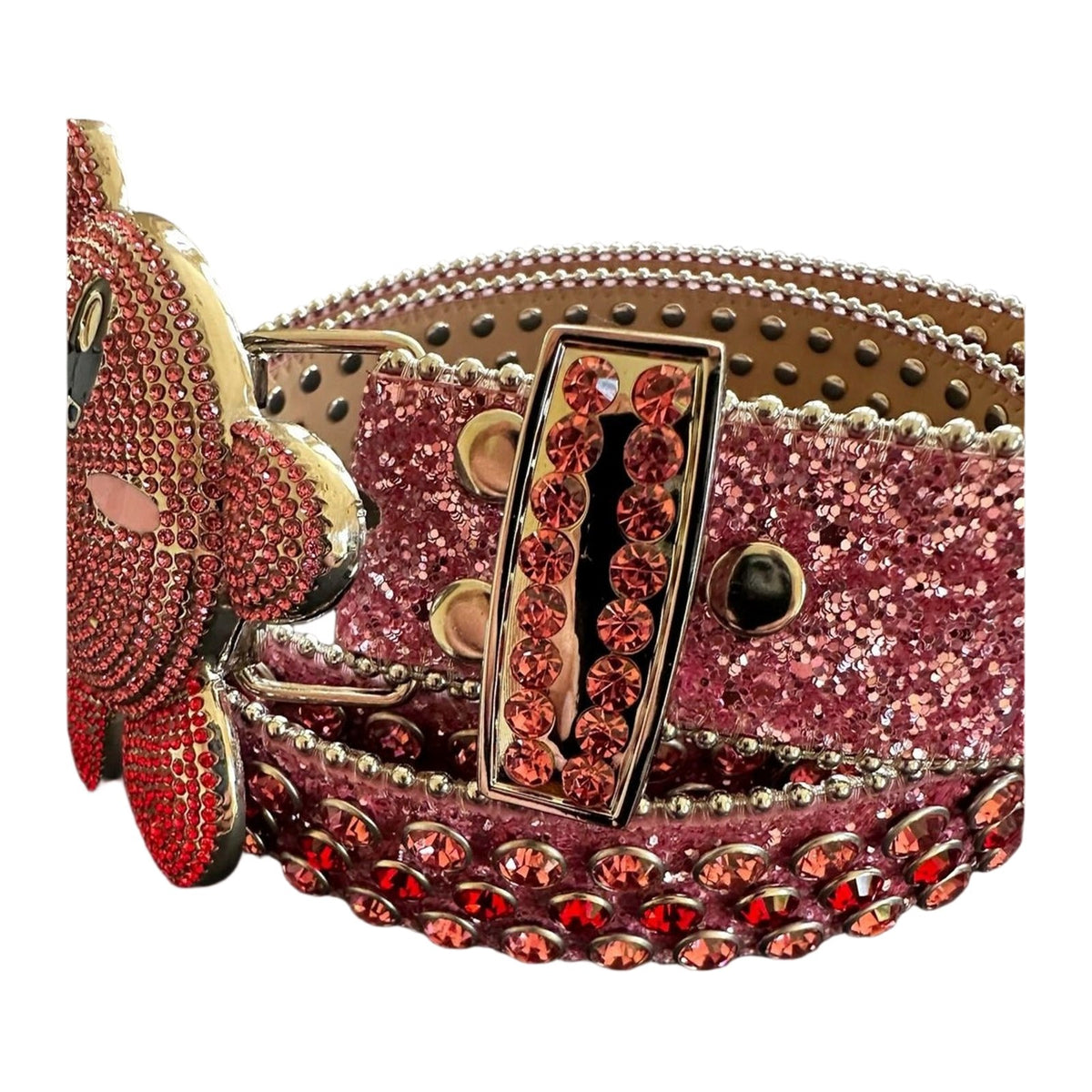 Post Human Mr. Pink crystal belt with Kirby buckle