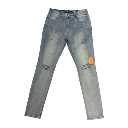 Serenede Fitted Jean — Blue Wash