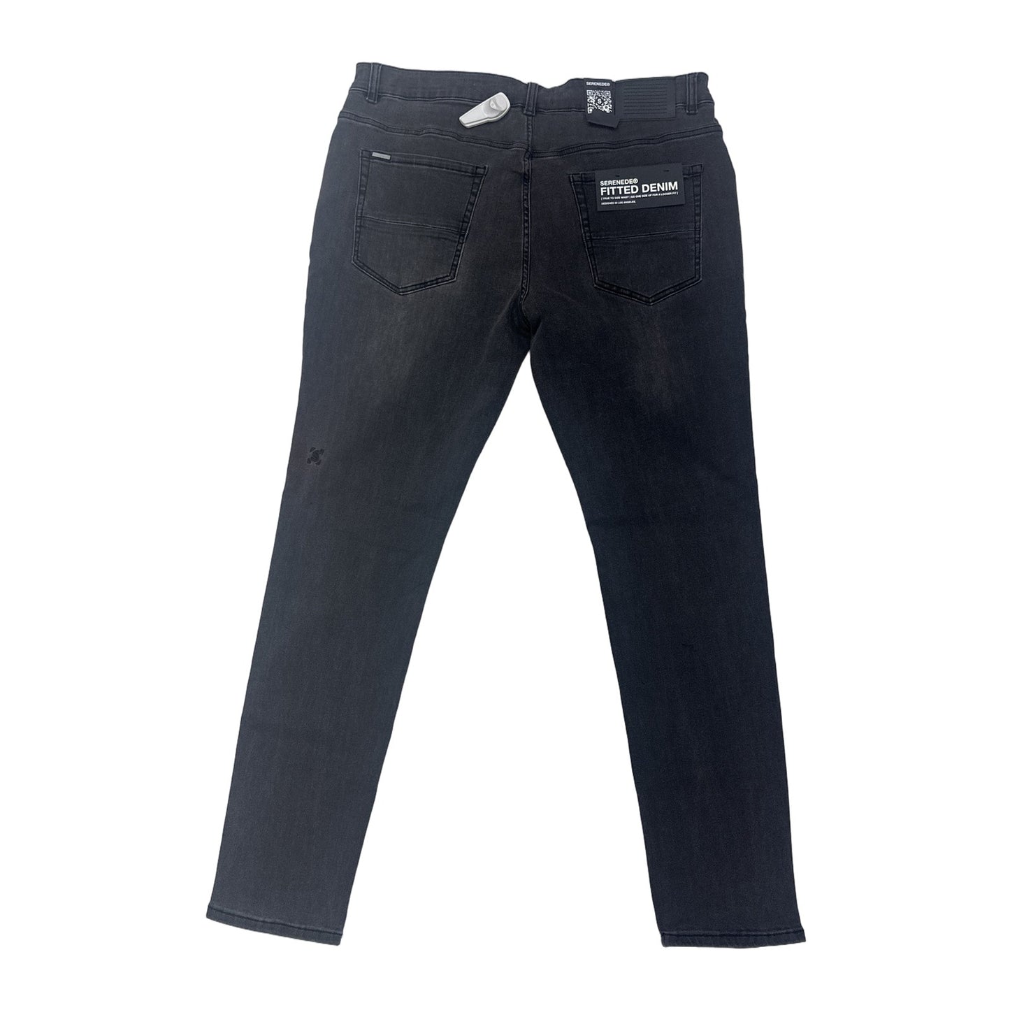 Serenede Fitted Jean — Charcoal