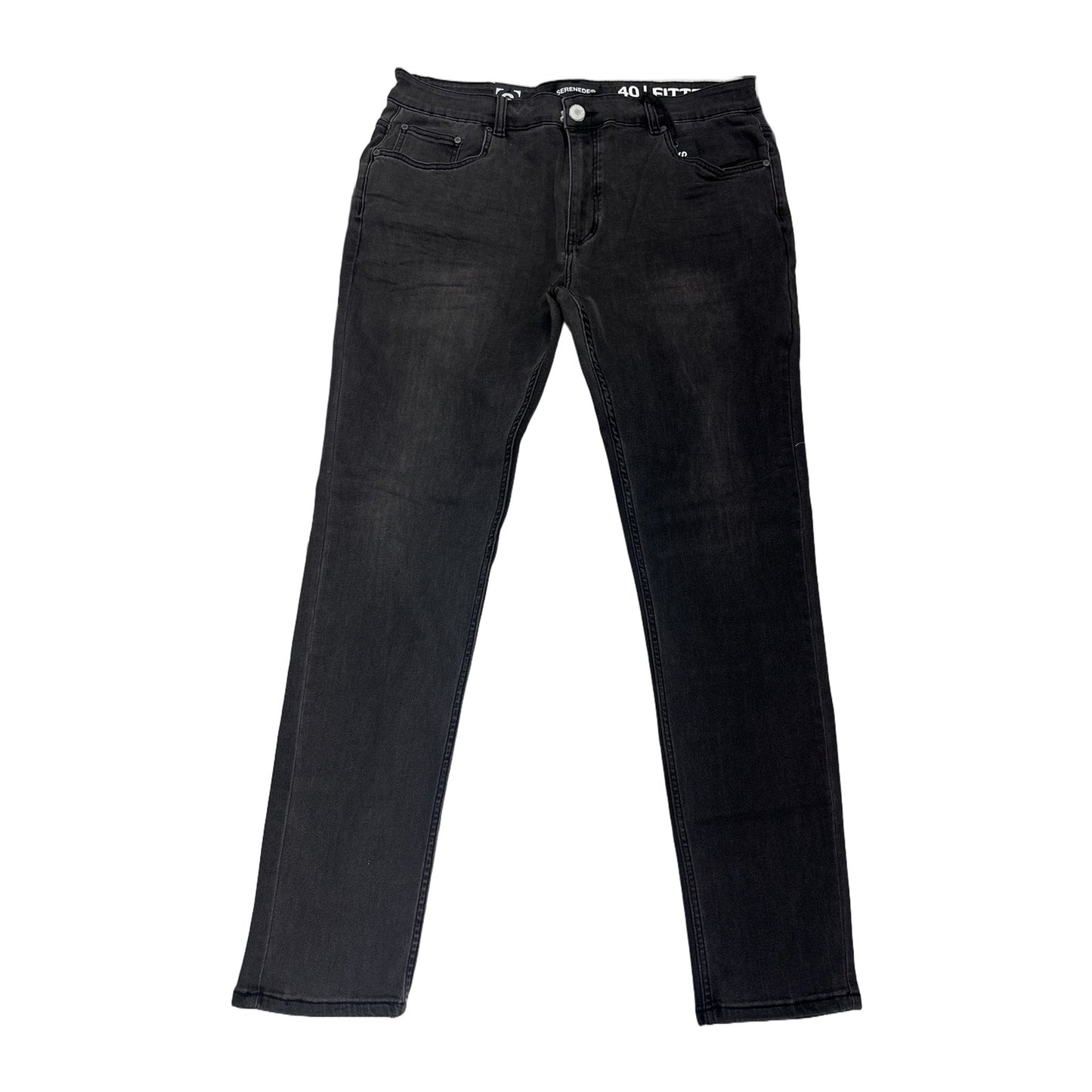Serenede Fitted Jean — Charcoal