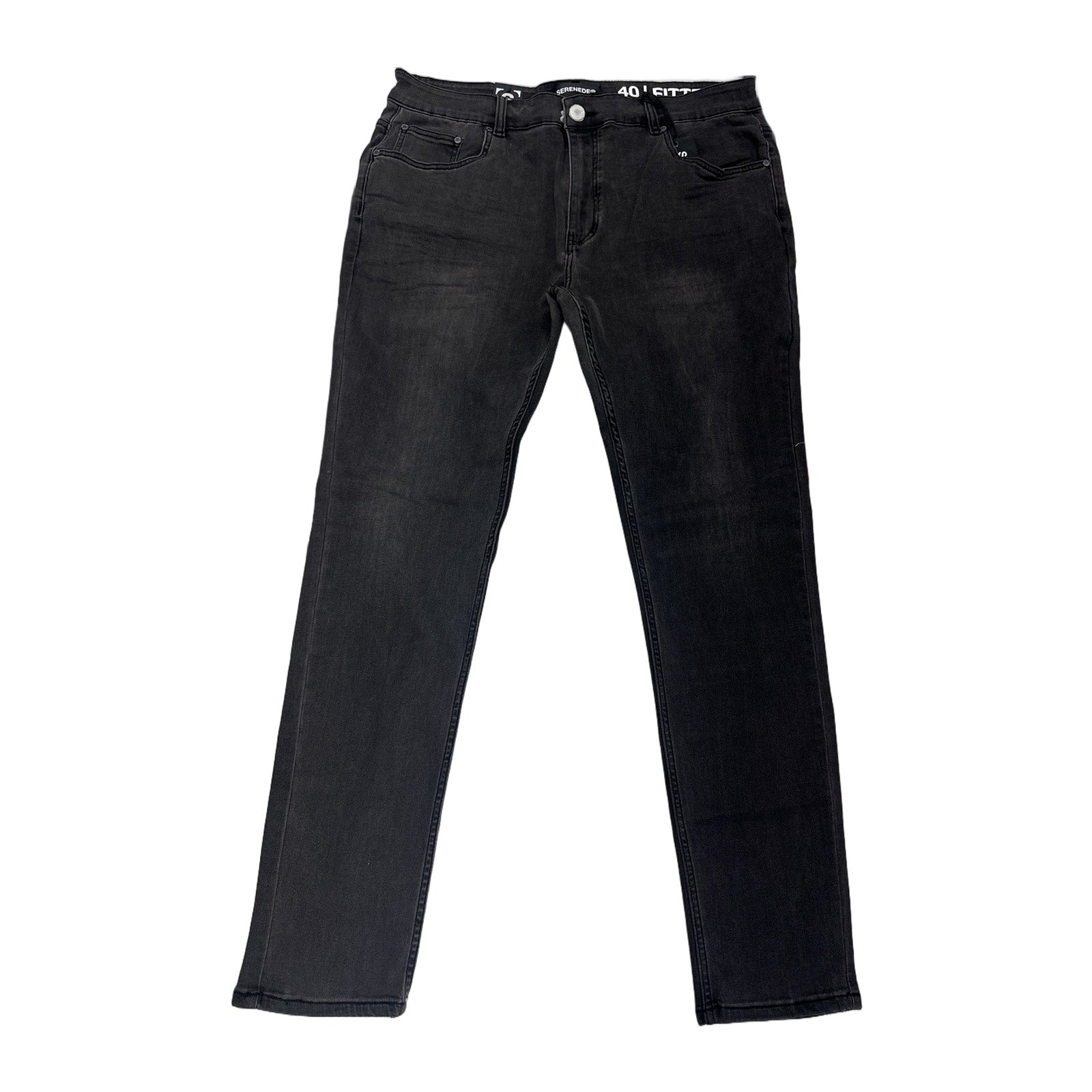 Serenede Fitted Jean — Charcoal