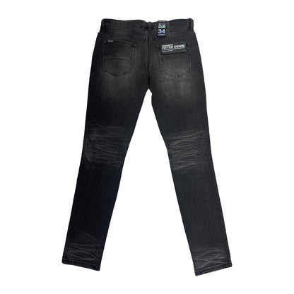 Serenede Fitted Jean — Washed Black