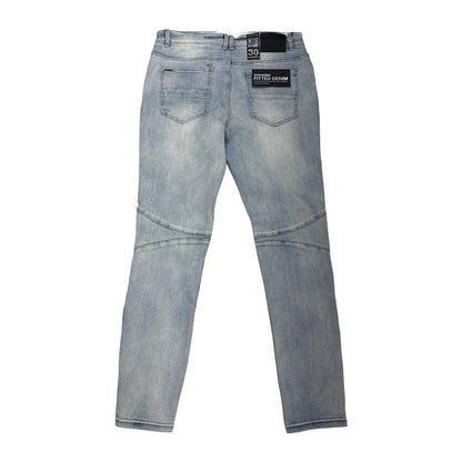 Serenede Fitted Jean — Light Blue