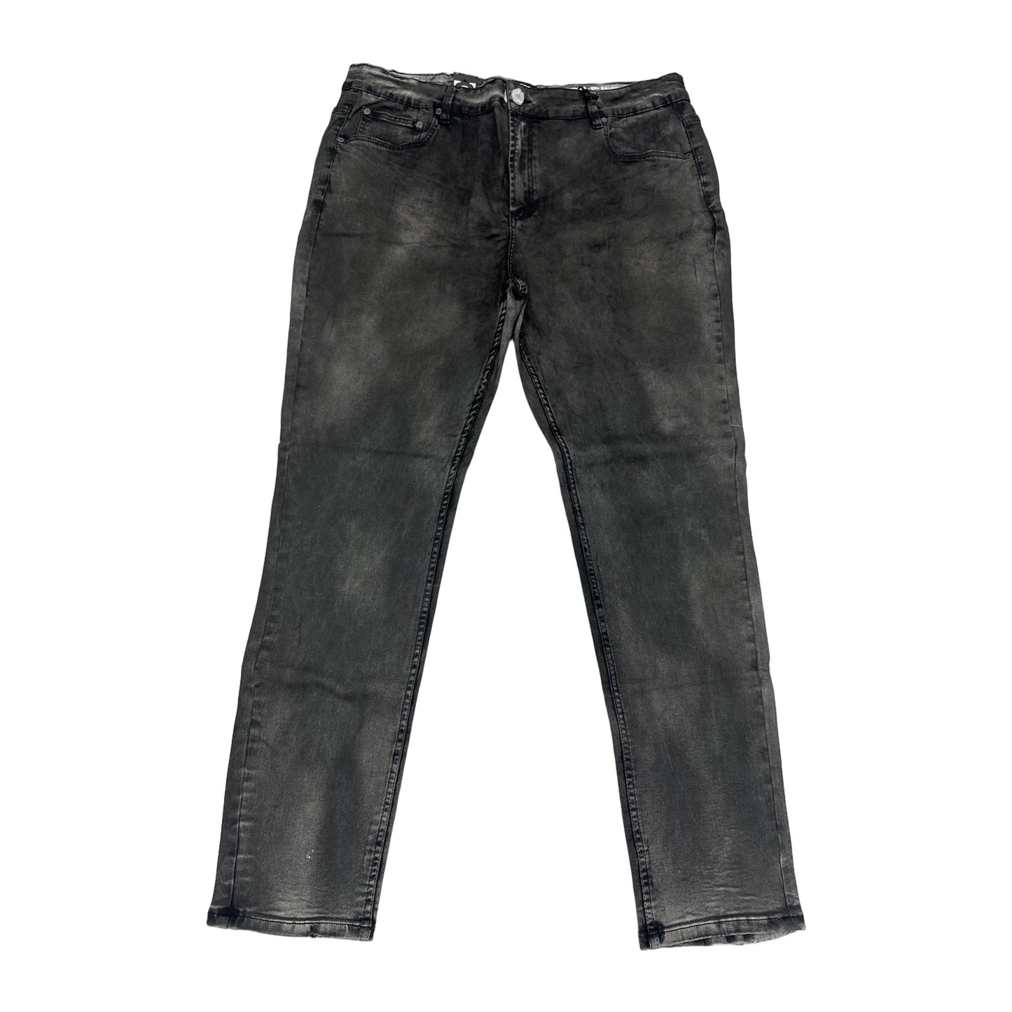 Serenede Fitted Jean — Coated Black