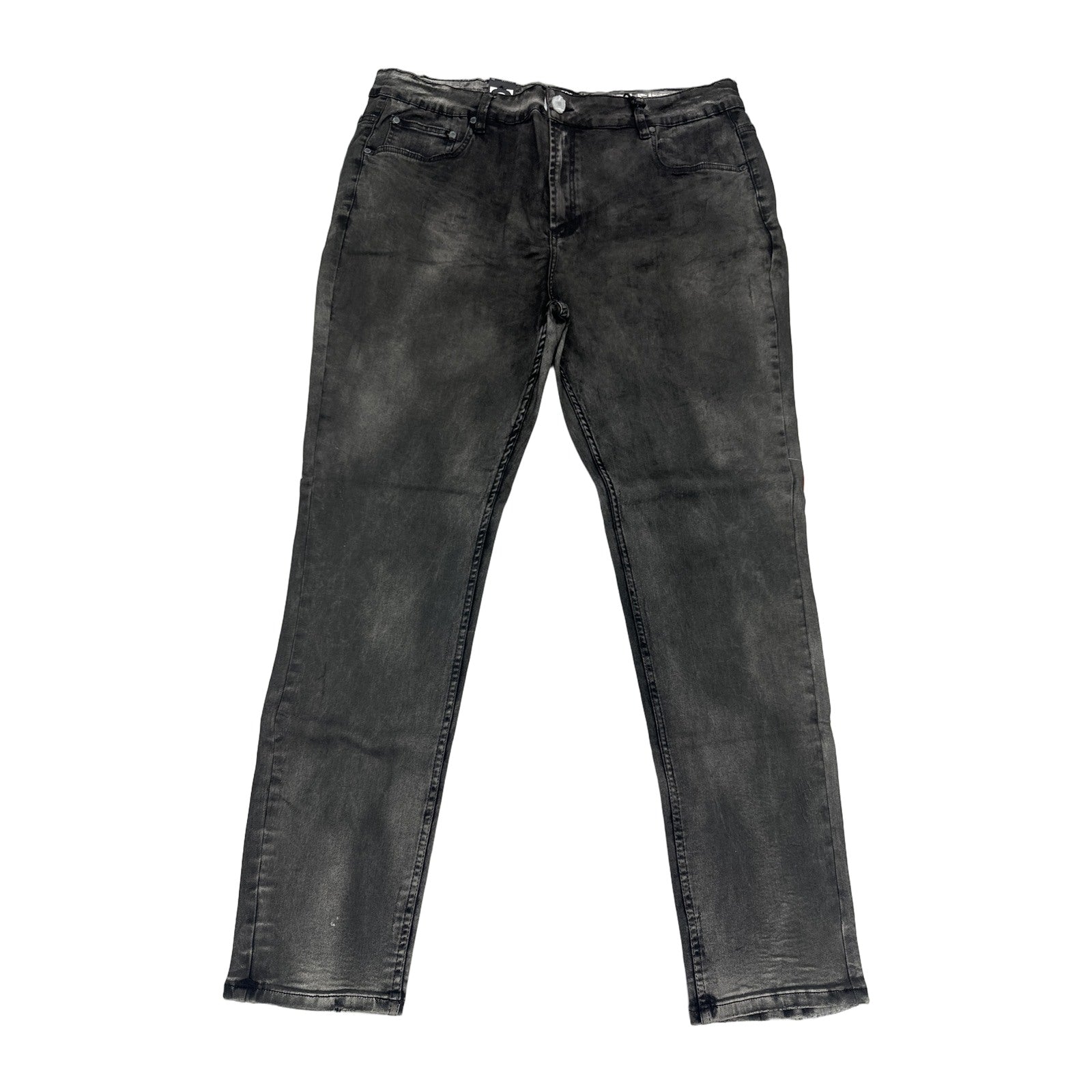 Serenede Fitted Jean — Coated Black
