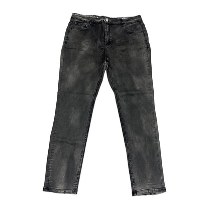 Serenede Fitted Jean — Coated Black