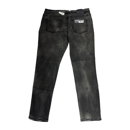Serenede Fitted Jean — Coated Black