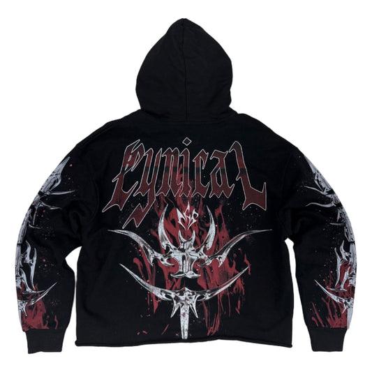 aks cynical hoodie black