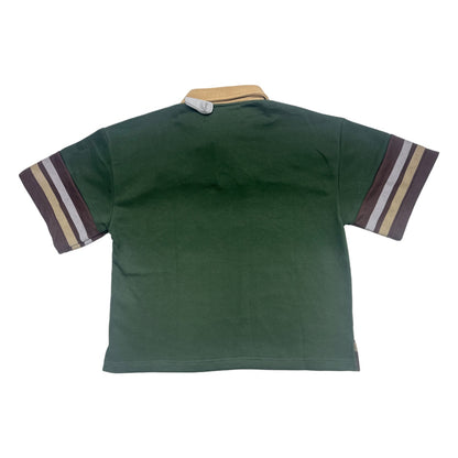 BKYS "Wild Worldwide" Rugby Polo — Olive — view 2