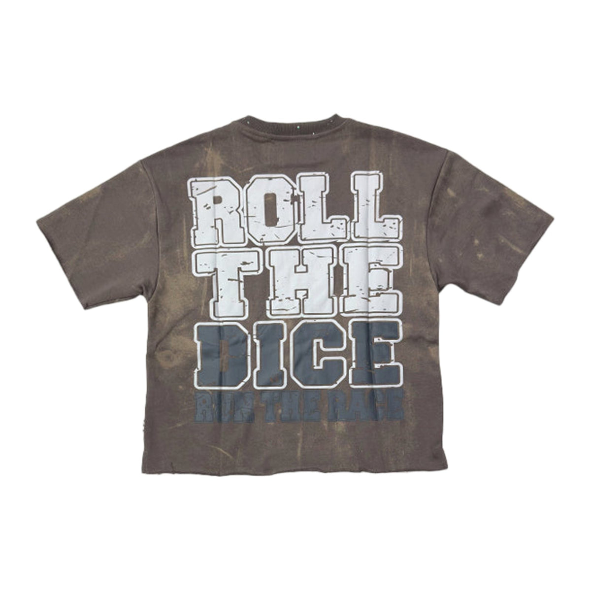 BKYS "Hell Run" Rhinestone Tee - Grey — BKYS — view 3