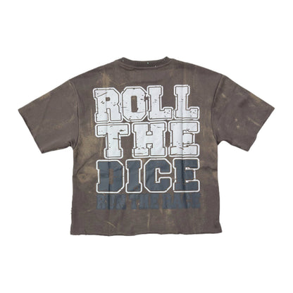 BKYS "Hell Run" Rhinestone Tee - Grey — BKYS — view 3