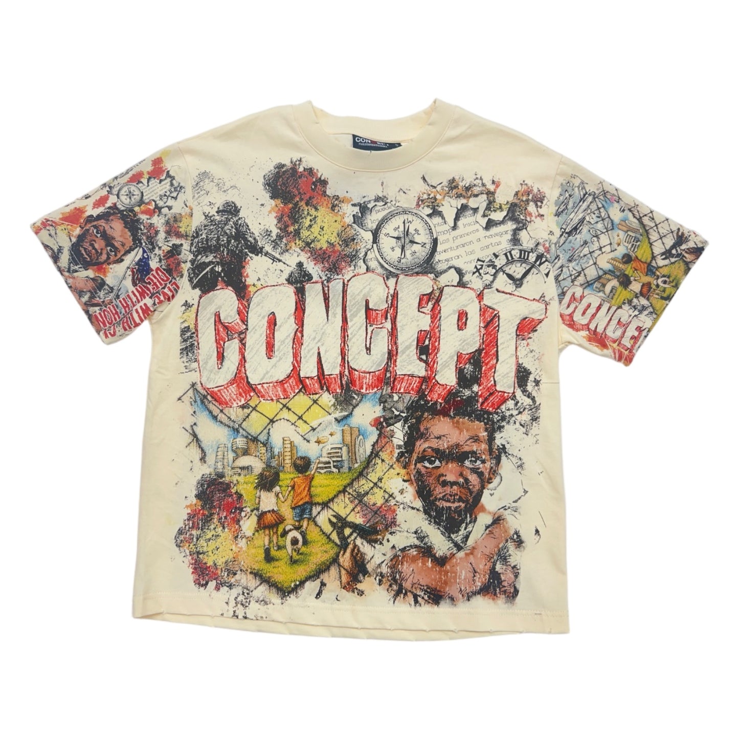 Concept LA "Honor" Tee — Cream