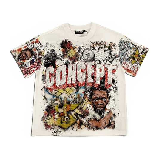 Concept LA "Honor" Tee — White — Concept LA — view 2
