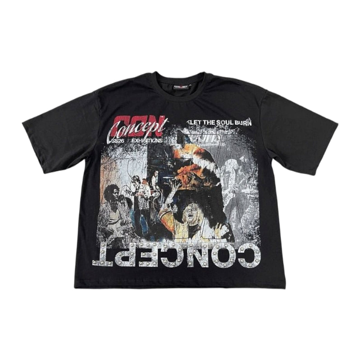 Concept LA Soul Boxy Tee — Black — Concept LA — view 2