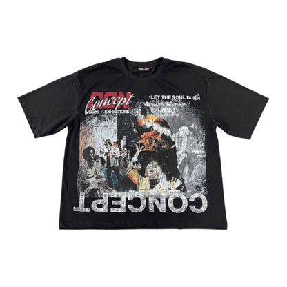 Concept LA Soul Boxy Tee — Black — Concept LA — view 2