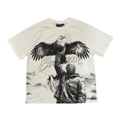 Concept LA "Sacred" Rhinestone Tee — White — Concept LA — view 2