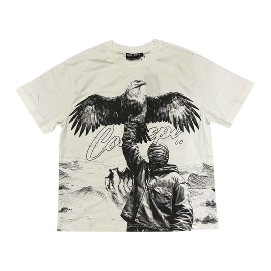 Concept LA "Sacred" Rhinestone Tee — White — Concept LA — view 2