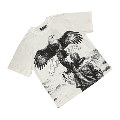Concept LA "Sacred" Rhinestone Tee — White — Concept LA — view 3