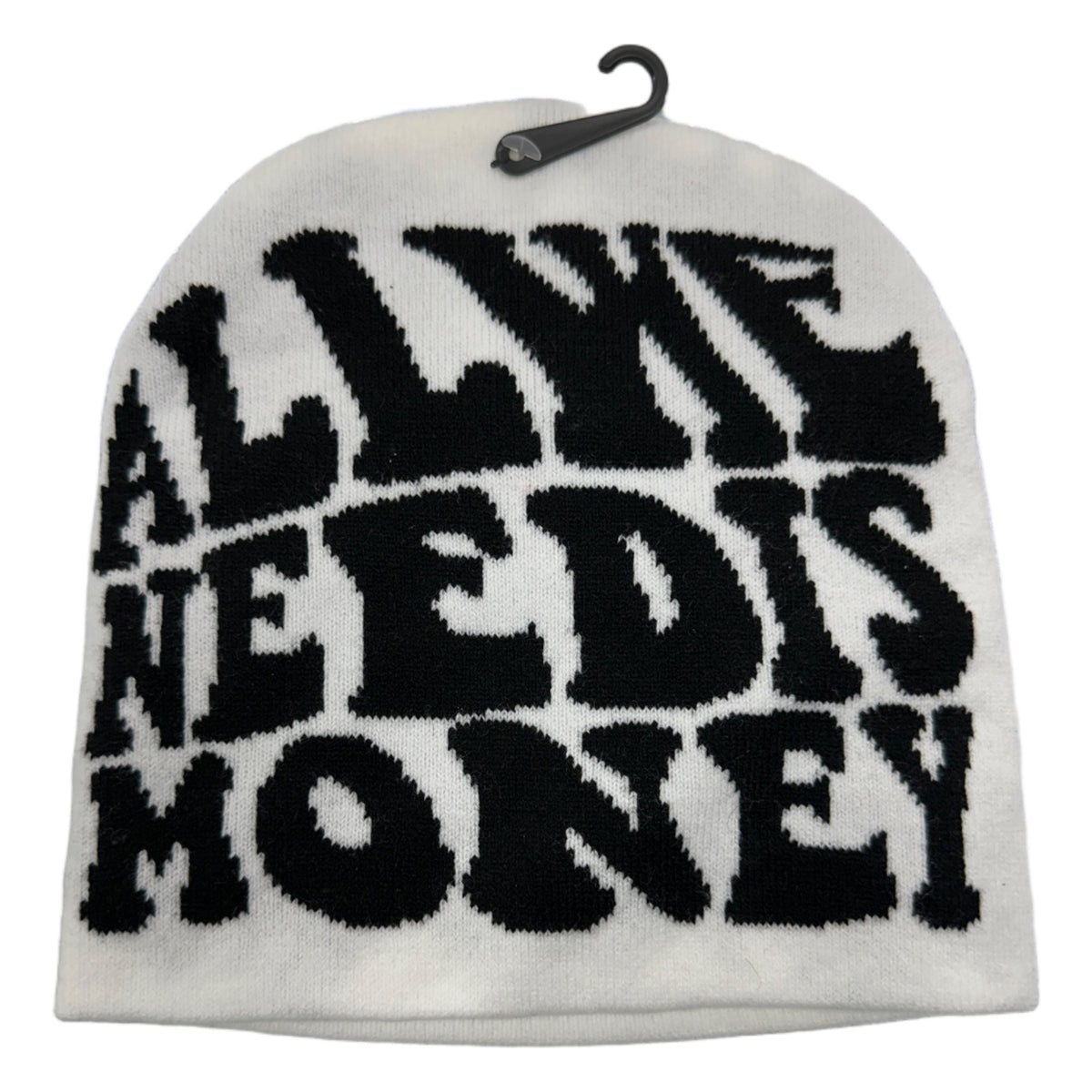 eak all we need is money white beenie