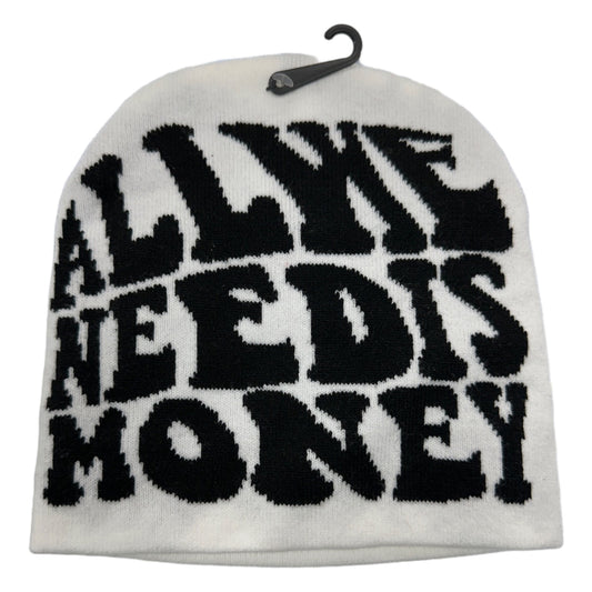 eak all we need is money white beenie