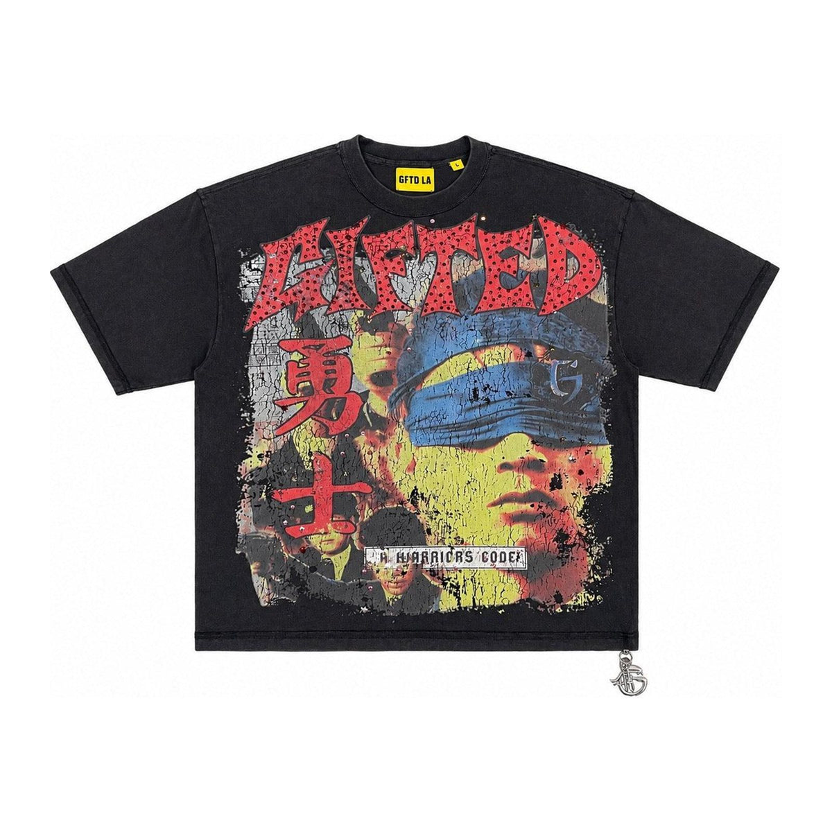 GFTD LA "A Warrior's Code" Tee — Black — GFTD LA — view 2